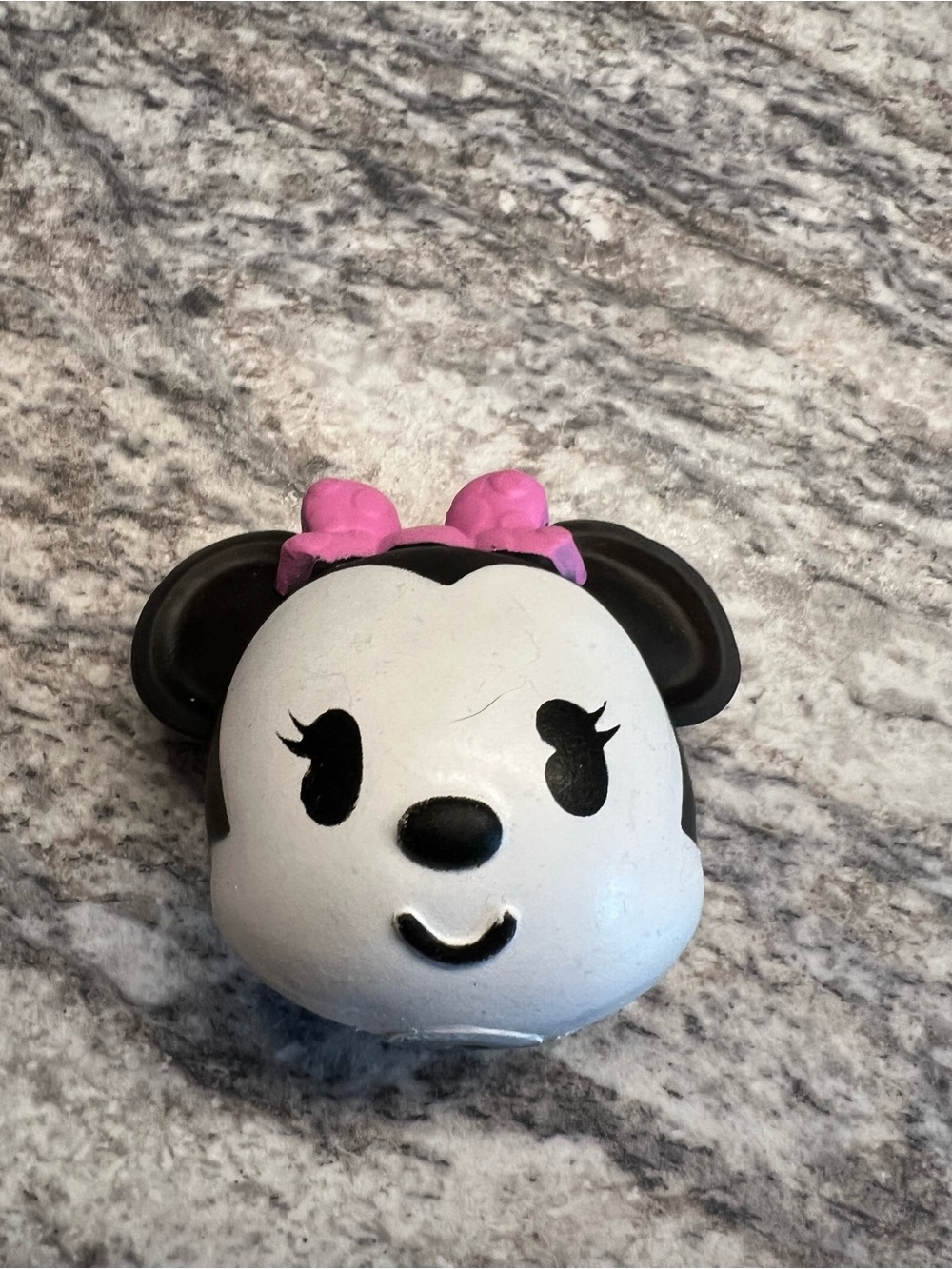 Disney Pink Bow Minnie Mouse Squishy Face